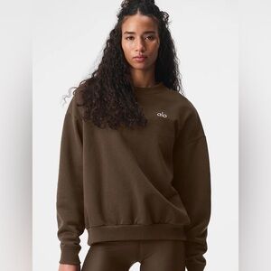 Alo yoga espresso crew neck
